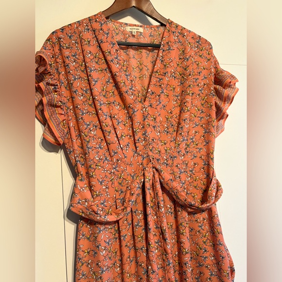 Max Studio Coral Floral Midi Dress - Picture 4 of 8